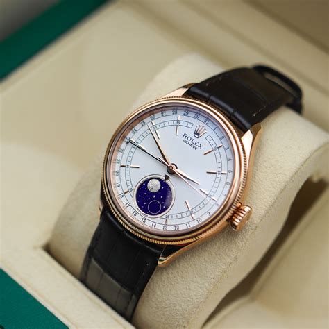 rolex cellini moonphase iced out|rolex cellini moonphase 50535.